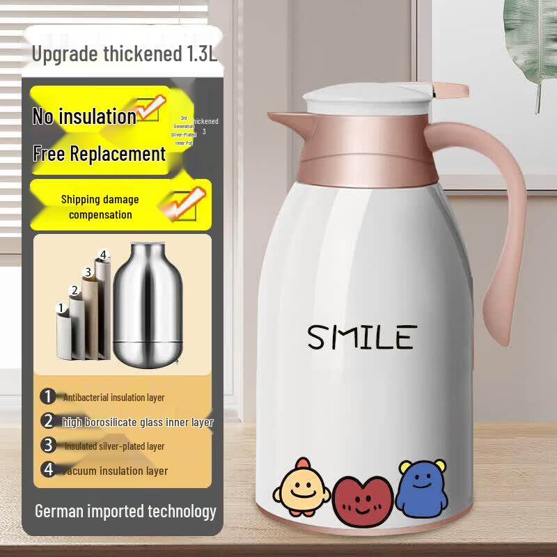 Youluo Smart Bamboo Insulated Thermos Flask