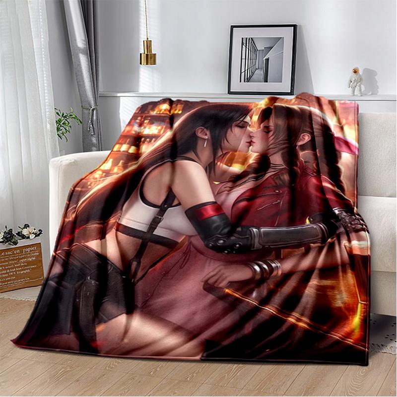 29 Style New Sephiroth Final Fantasy Games Cloud Tifa Aerith Blanket,Soft Throw Blanket for Home Bedroom Bed Sofa Cover Kids