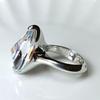 Used 313 Baccarat Fleur de Psideric Crystal Ring