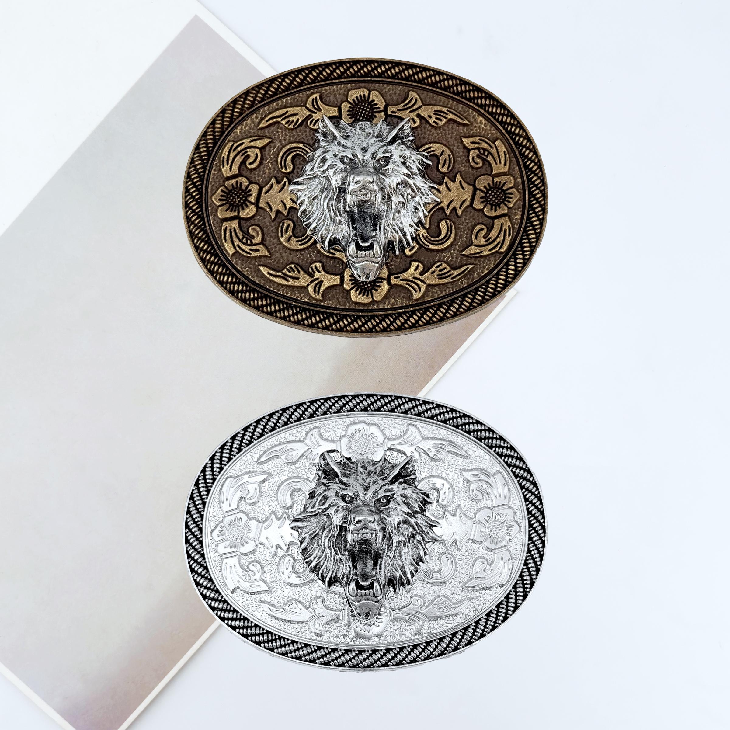 Zinc Alloy Custom Belt Buckle Western Cowboy Style for Leather Belt
