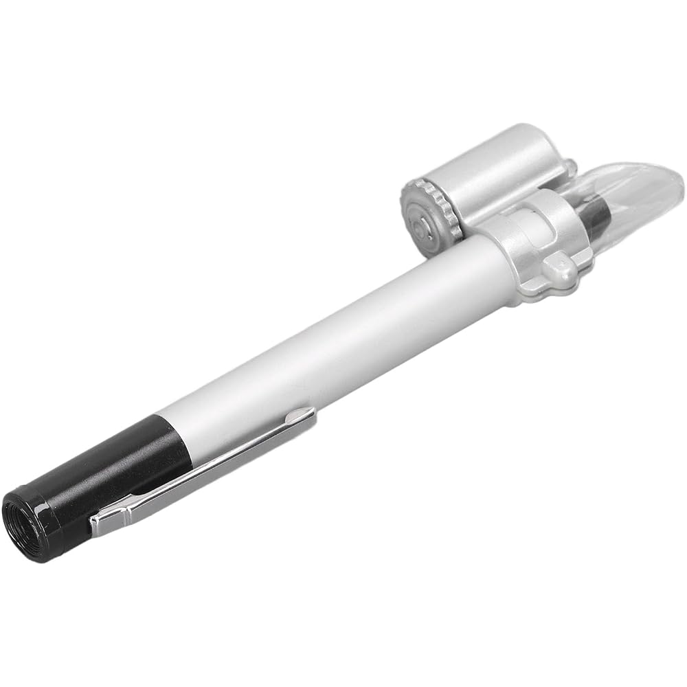 50x Microscope, Lightweight and Accurate Measuring Pen Microscope with Scale for Jewelry Shops