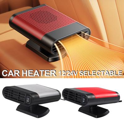 12/24V Windscreen Defroster Demister 360 Rotating Heater Fan Combo 1200W Defogging Defrosting Heating Fan Car Anti-Fog Heater