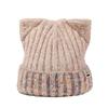 Cat Ear Wool Hat Women's Autumn Winter Warm Knitted Hat Thick Hat