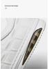Men's Trendy Cross White Low-Top Cowhide Casual Shoes - Soft Sole, Korean Style