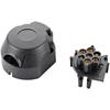 7 Pin 12V Trailer Wiring Socket Waterproof Towbar Towing Converter Electrical Plug for Caravan Truck