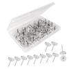 50/100Pcs Big Head Push Pins Map Tacks Thumb Nails Flat Push Pins Thumb Pins for Cork Board Picture Maps Posters Note
