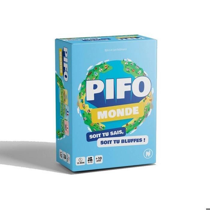 Jeu de cartes - Pifo Monde - 150+ pays - 2-12 joueurs - 15 min