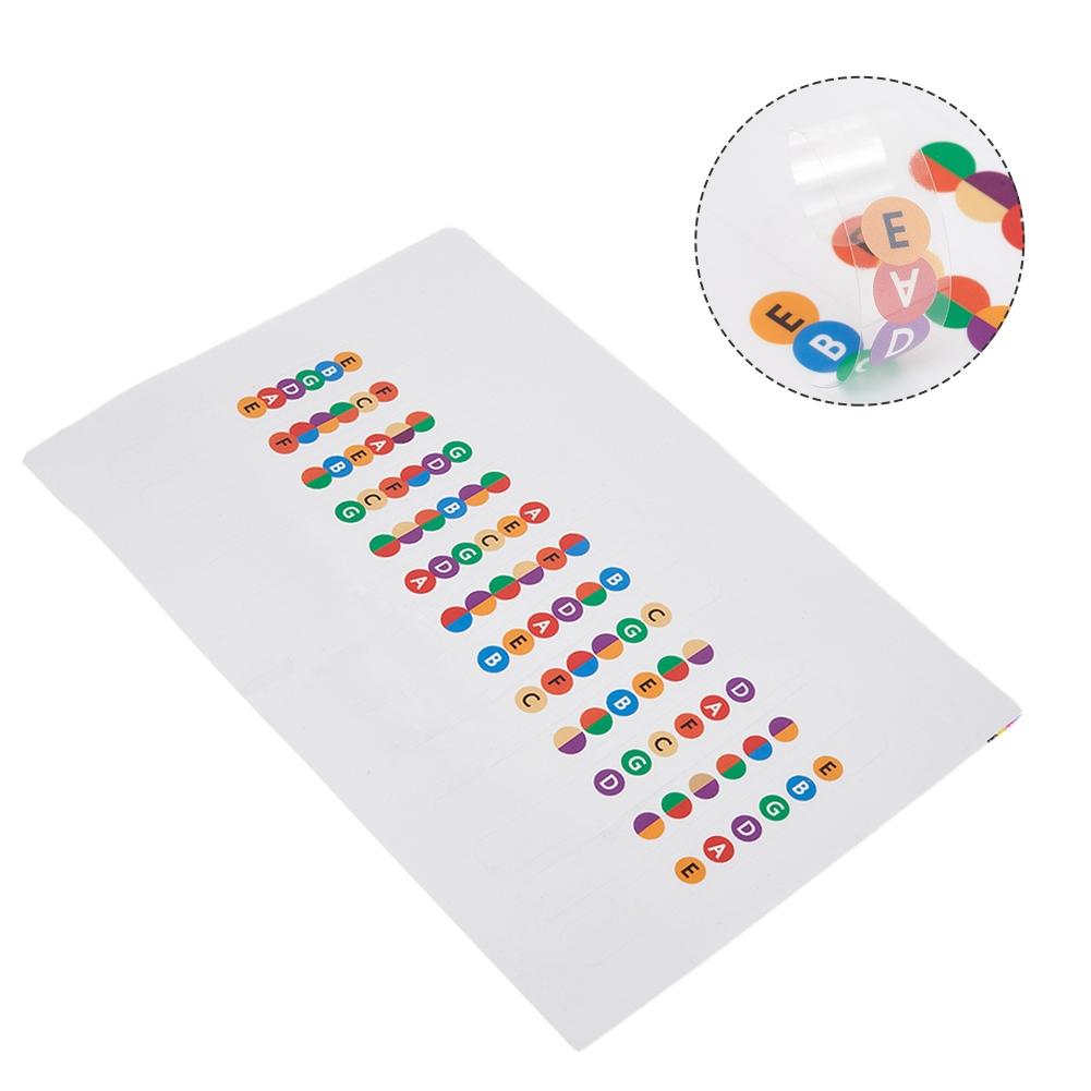 Scales Fretboard Sticker String Accessories Beginner