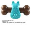 Dog Chew Stick Bone Shape Dog Chew Toy Rubber Interactive Treat Dispenser Toy for Small Medium