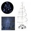 LED Christmas Tree Lamp Ornament Night Light for Christmas Festive Decoration White