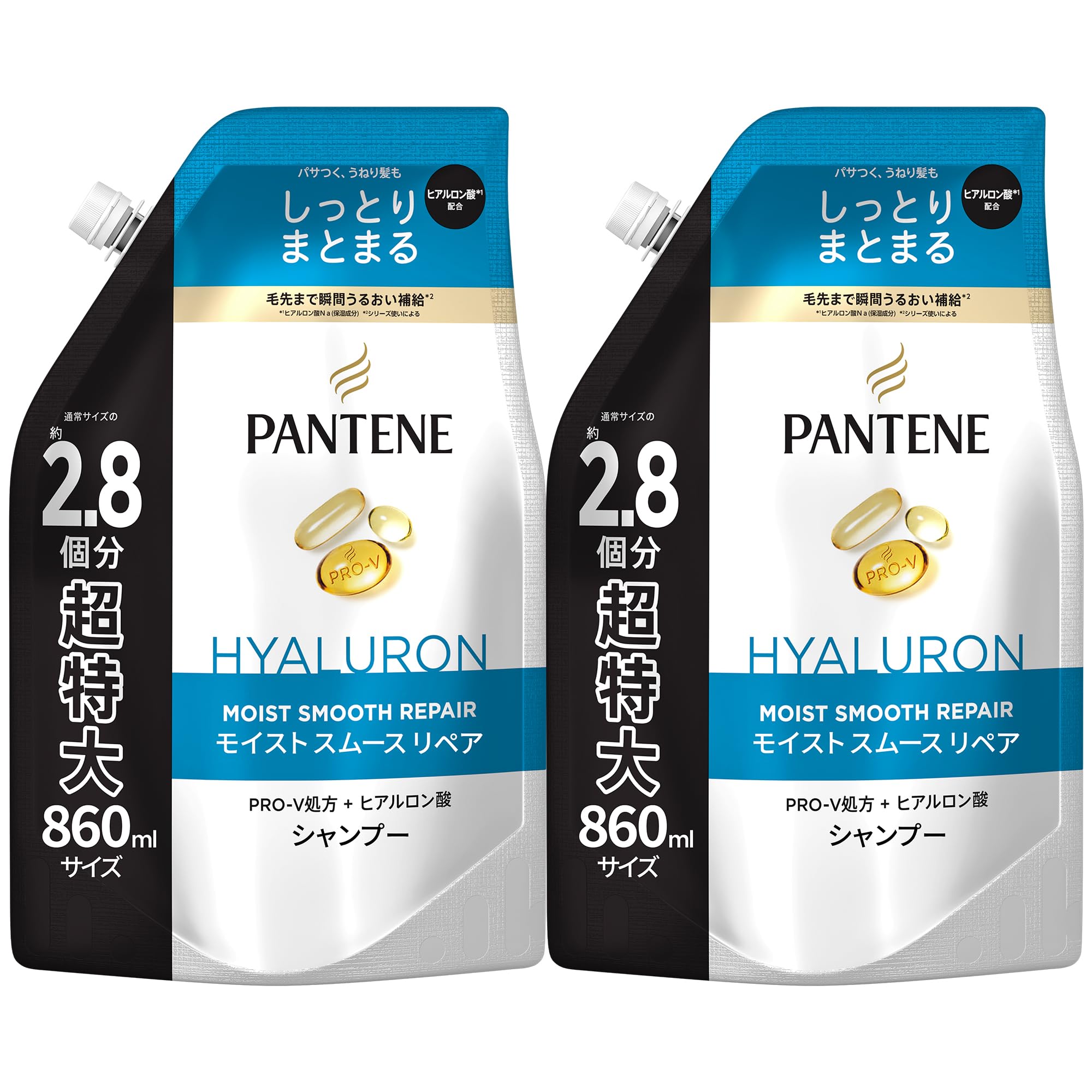 

Сменный блок шампуня Pantene Extra Large x2 Moist Smooth Repair синий