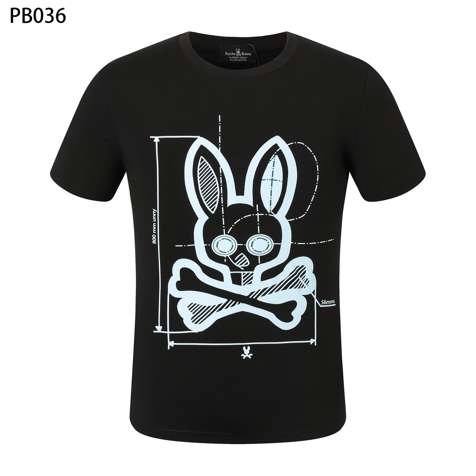 Psycho Bunny Vīriešu īsām piedurknēm T-krekls