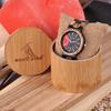 BOBO BIRD Men's Colorful Wooden Watch Analog Quartz Date Display Handmade Luxury Casual Watch Gift Box