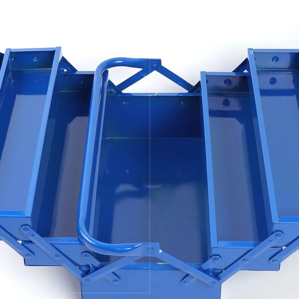 Metal Tool Box Large Storage Tools Box On-Board Storage Repair Chest  Electrician Repair