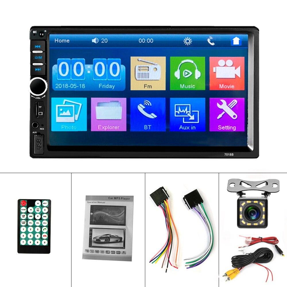 Acodo 2DIN Stereo 7 Zoll Kabelgebundenes Carplay Radio Touchscreen Automotive Multimedia Bluetooth USB TF UKW Radio Autoradio MP5 Player