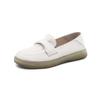 Fan Shun 1018-3 Women's Soft Leather Non-Slip Casual Flats – Comfortable and Lightweight