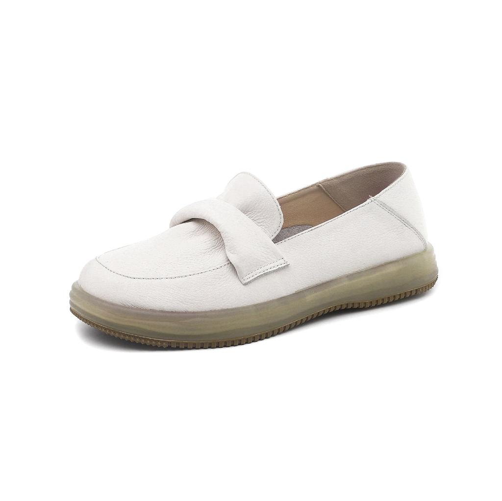 Fan Shun 1018-3 Women's Soft Leather Non-Slip Casual Flats – Comfortable and Lightweight