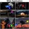 Car Motorcycle Bike Aircraft Warning Anti-collision Flashing Lamp 8 Colors USB Rechargeable Wireless Remote LED Strobe Light