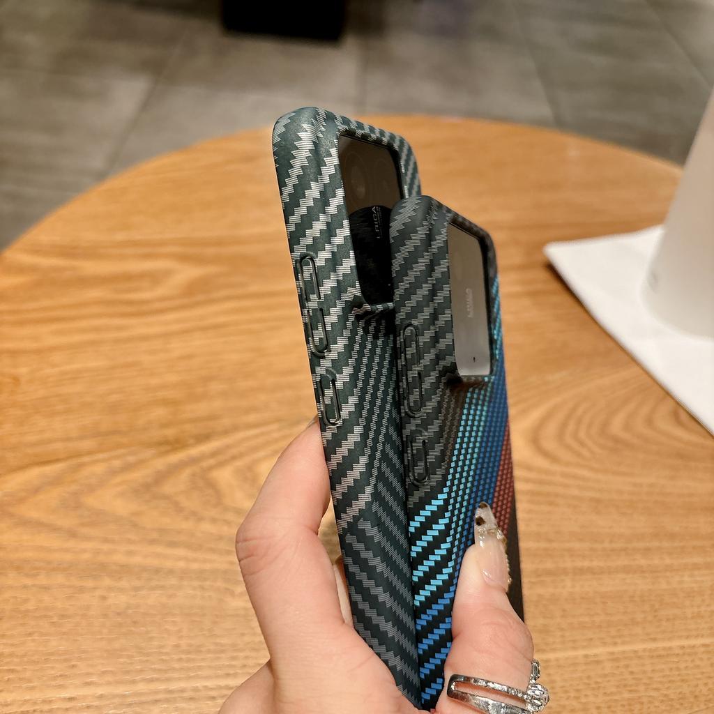 Relief Carbon Fiber Case For Xiaomi 15 15S 17 Pro Max 14 13 Ultra Pro Magnetic Phone Cover Hard PC Aramid Fiber Case Fundas