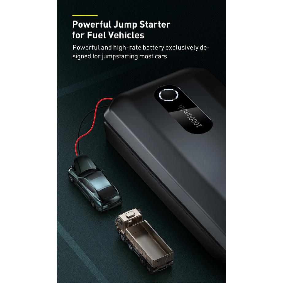 Baseus Car Jump Starter Starting Device 1000A Jumpstarter Auto Buster Emergency Booster 12V Car Jump Start Power Bank 10000mAh