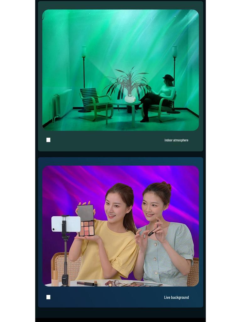 Aurora Borealis UFO Starry Sky Bluetooth Projector Night Light Gift