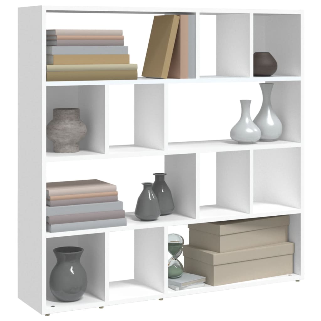 Vidaxl Bookshelf/Room Divider, White, 105X24X102 Cm