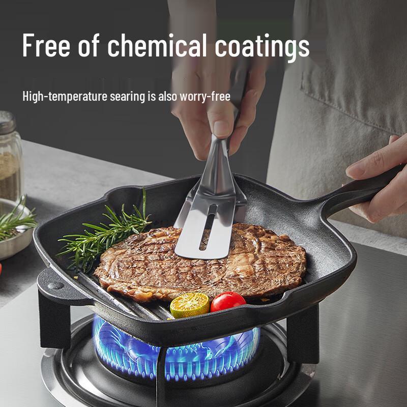 Chui Da Huang Cast Iron Steak Frying Pan