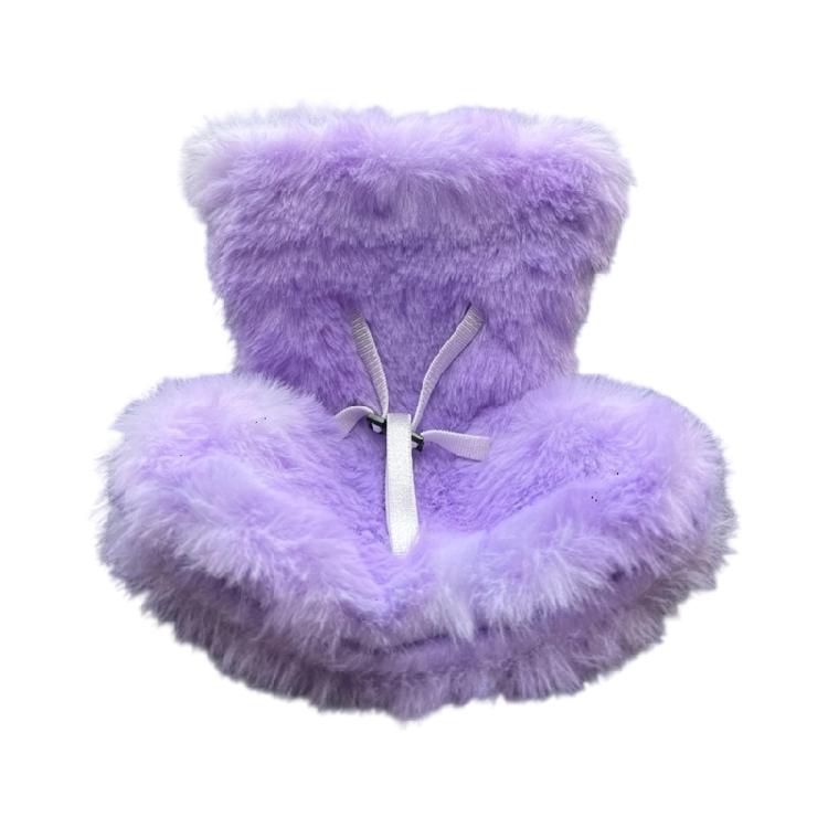 Decorative ABS Car Seat Holder Furry Seat For 10-17cm Dolls Safe Travel Display Ornament Display Stand