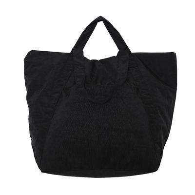 Tabi Tora Large Tote Bag, Women's, Ultra-Lightweight, Handbag, Travel Bag, Baby Bag, Washable, Lightweight, Zippered, Commuter Bag, Black
