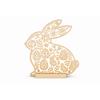 Easter Decoration, Beige Bunny, Openwork, Standing Table Decoration