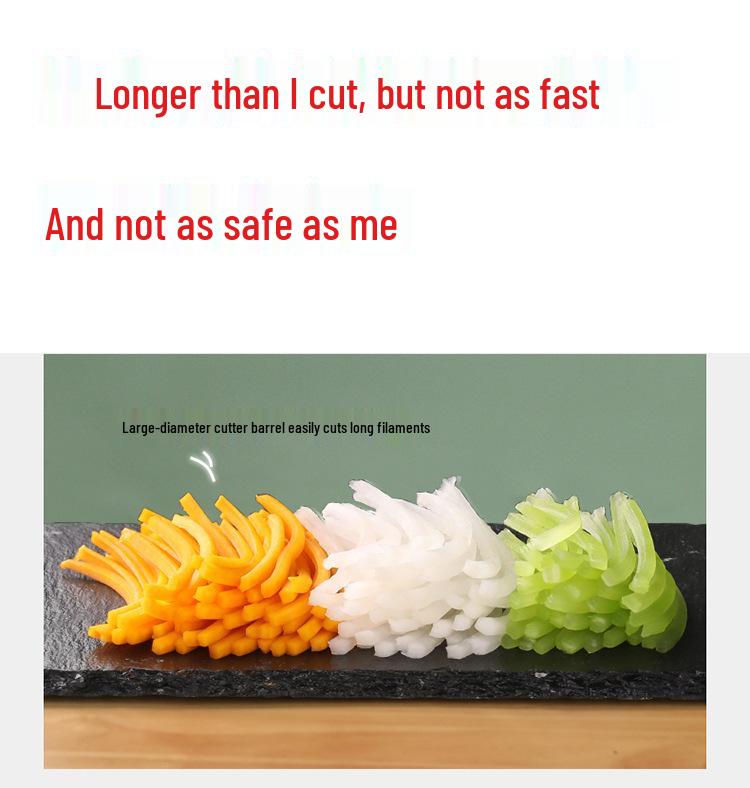 Multifunctional Vegetable Slicer & Grater with Hand Guard