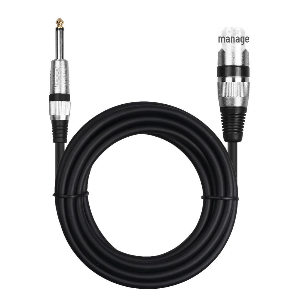 Verstärker-Mischpult: 6,5 mm auf XLR Mikrofonanschluss Lautsprecher-Adapterkabel