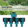 4 Way Hose Splitter Water Tap Hose Connectors Distributor For Garden Agricultural Irrigation Tool