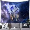 Bohemian Dream Catcher Tapestry Psychedelic Feathers Occult Decor Bedroom Hippie Wall Carpet Beach Towel Decoration for Home
