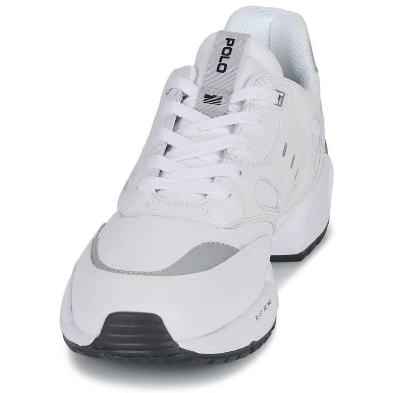 Polo Ralph Lauren Leather Round Toe Comfortable Durable Low Top Casual Shoes Men Sneaker White 809835371001