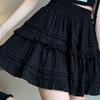Fashion Trendy Sweet Cake Skirt For Women Summer 2024 New High-waisted Slimming Anti-exposure Fluffy A-line Skirt