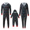 Conjunto de Pijama Mono Navideño Europeo y Americano a Juego para Padres e Hijos para Mujer 2023.