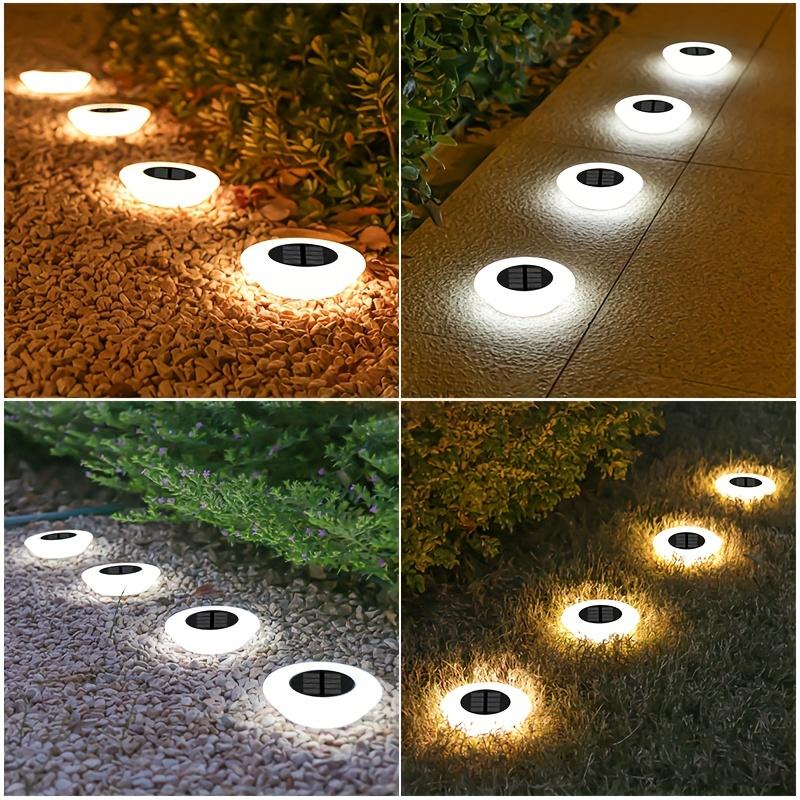 1pcs Solar Ground Lights, Upgraded Outdoor Bright Landscape Lighting, LED Path Lights For Garden Pathway Yard Deck Lawn Patio Walkway