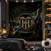 Wall Hanging Tapestry Valencia FC Print Cloth for Living Room Bedroom Home Decor