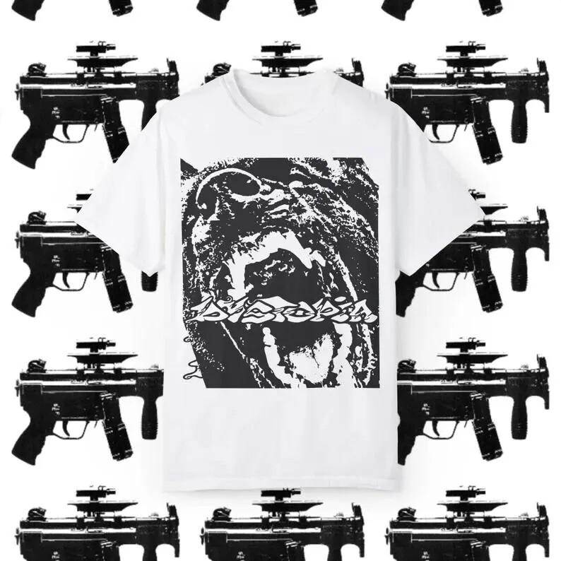 2Sided Dystopia T Shirt Crust Punk Vintage Shitlickers Noothgrush Disrupt Siege Unisex T-Shirt L
