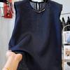 Women's Summer Sleeveless Cotton-Linen Embroidered Tank Top
