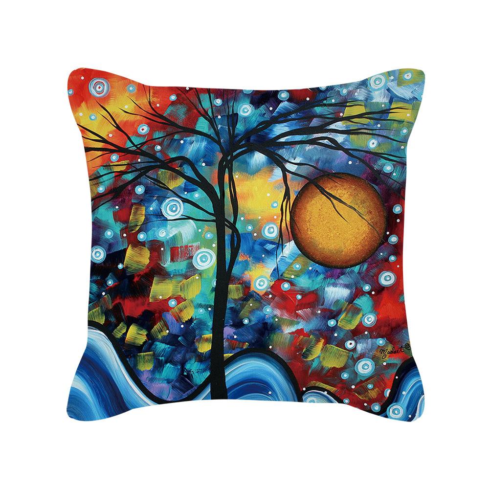 Nordischer Ins Schlichter Stil Kissenbezug Van Gogh Ölgemälde Aquarelldruck Kissenbezug Neues Zuhause