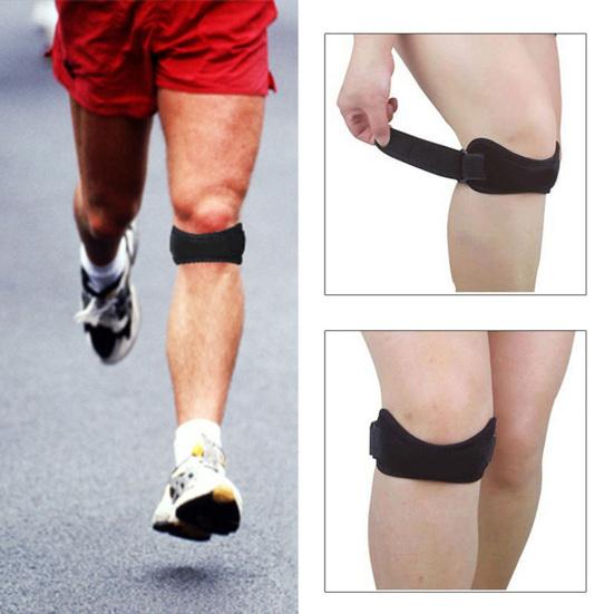 Knee Protector Strap Breathable Comfortable Pad Ergonomic Patella Protector for Jogging