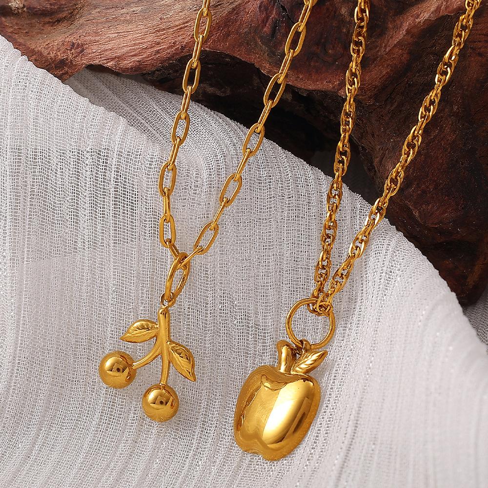 European and American creative gold mini DIY butterfly love pendant collection stainless steel plated 18K gold compact accessories