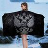 R-Russia Flag Microfiber Blanket Quick Drying Beach Towels Oversized Printing Super Absorbent Pool Towel Blanket