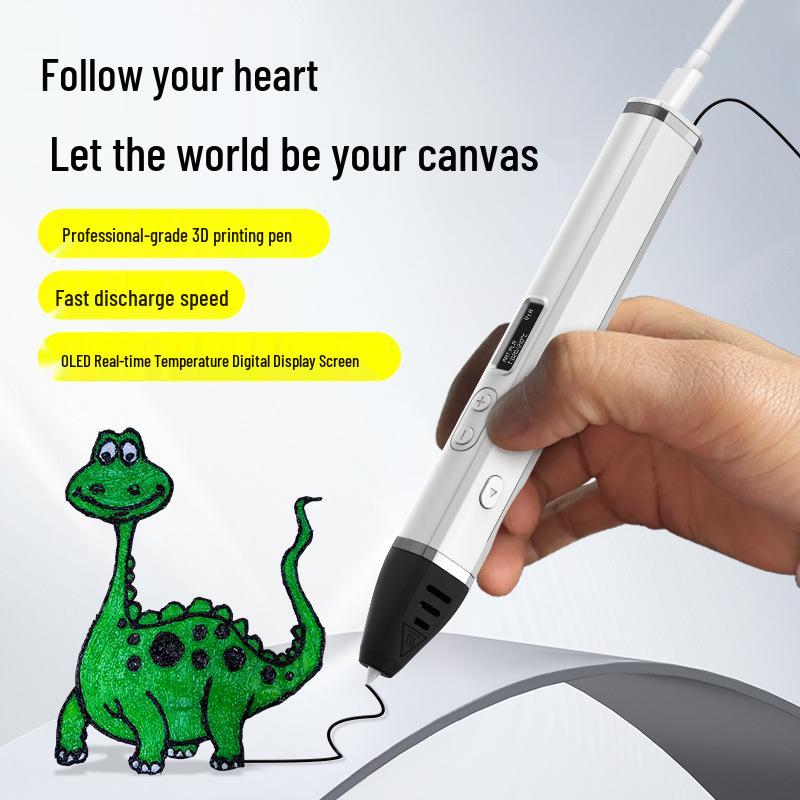 

3D Printing Pen with HD Screen for Kids – Educational DIY Doodle Toy Pen, Perfect for Christmas Gift Standard