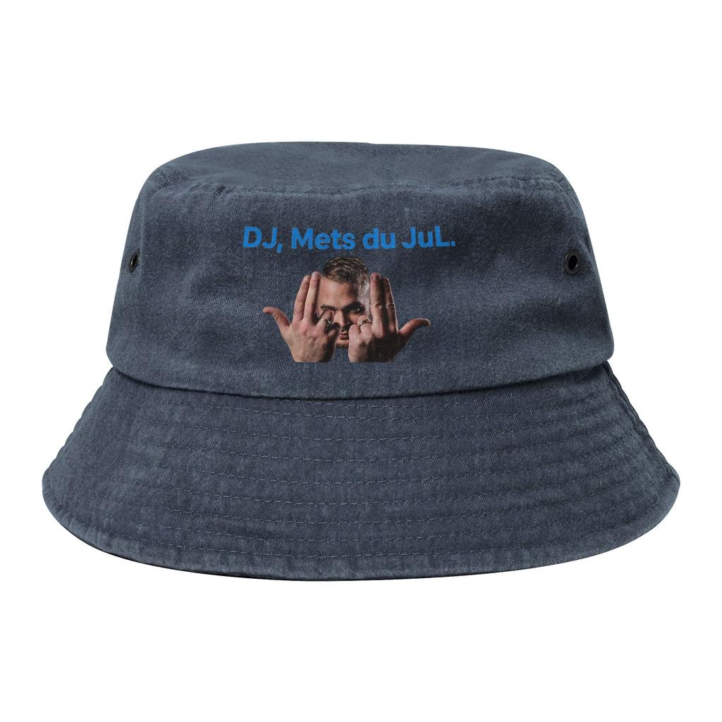 Spring Picnic Headwear Dj Mets Jul Rapper  Washed Denim Bucket Hat Teen Sun Hats  Session Hats Lightweight Fishing Caps Hiking