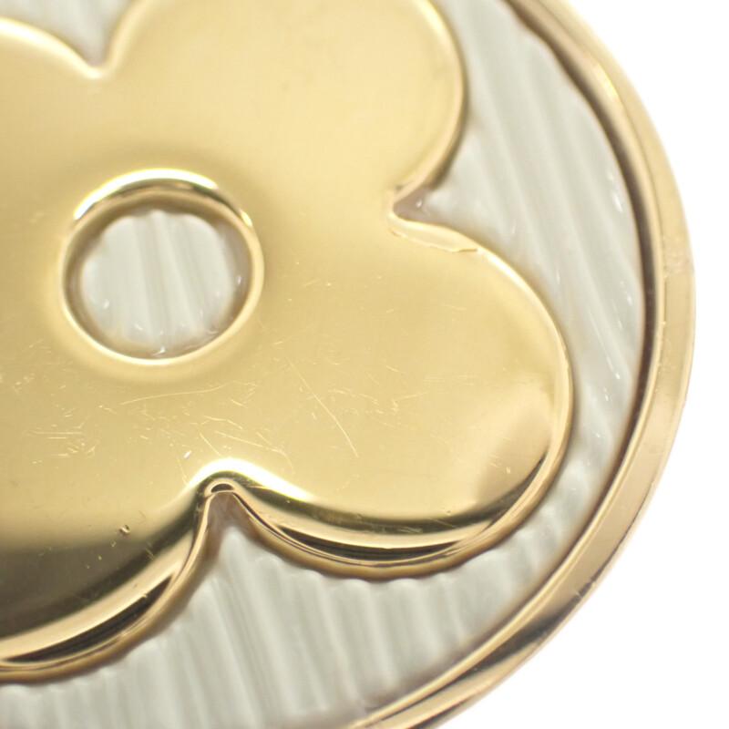 Louis Vuitton M01187 Monogram Schlüsselanhänger Gold/Rosa Metall Damen