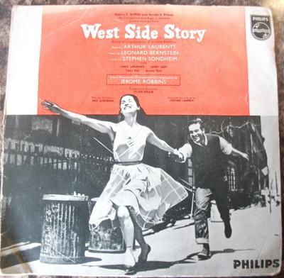 7inch Record LEONARD BERNSTEIN , STEPHEN SONDHEI - Excerpts From 'West Side Story' BBE12243 Philips 1957 UK Soundtracks & Musicals Used