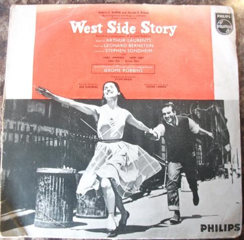 

7inch Record LEONARD BERNSTEIN , STEPHEN SONDHEI - Excerpts From West Side Story BBE12243 Philips 1957 UK Soundtracks & Musicals Used